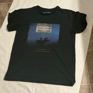 Black Graphic Crewneck T-Shirt - Men's